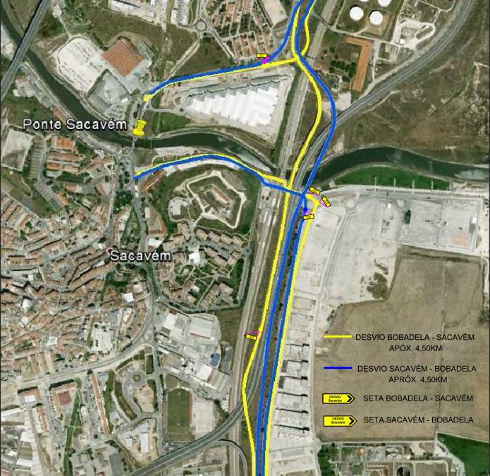 Substituição da Ponte sobre o Rio Trancão em Sacavém
