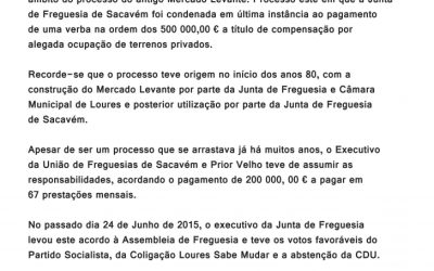 Informação – Penhora