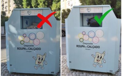 SENSIBILIZAÇÃO | CONTENTORES DE RECOLHA DE ROUPA E CALÇADO USADOS