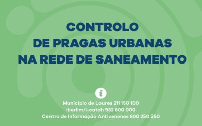 INFORMAÇÃO | CÂMARA MUNICIPAL DE LOURES | CONTROLO DE PRAGAS URBANAS | 17 E 18 DE MARÇO | PRIOR VELHO