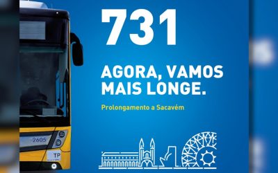 INAUGURAÇÃO | PROLONGAMENTO DA CARREIRA 731 | SACAVÉM (RUA ESTADO DA ÍNDIA) – AV. JOSÉ MALHOA | 27 DE JUNHO