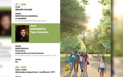 DIVULGAÇÃO | INAUGURAÇÃO | PARQUE PAPA FRANCISCO | 27 DE JUNHO | BOBADELA