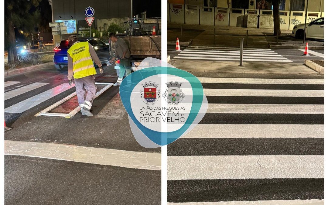 A DECORRER | PINTURA DE SINALIZAÇÃO HORIZONTAL – PASSADEIRAS