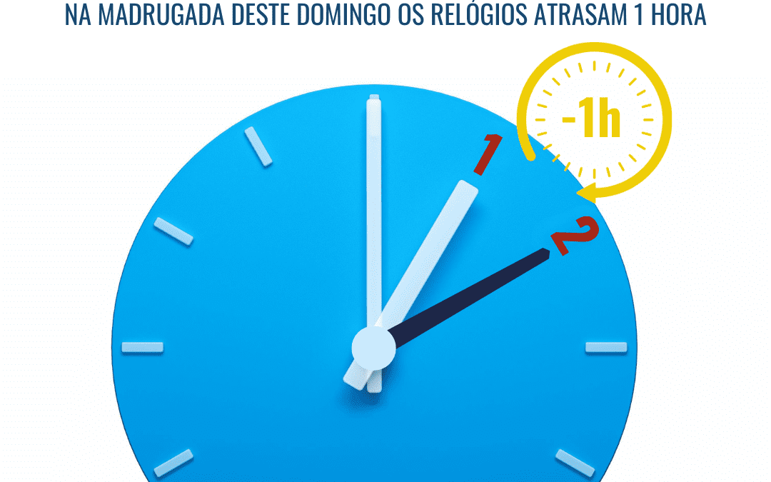 MUDANÇA DE HORA | HORÁRIO DE INVERNO