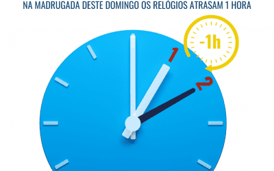 MUDANÇA DE HORA | HORÁRIO DE INVERNO