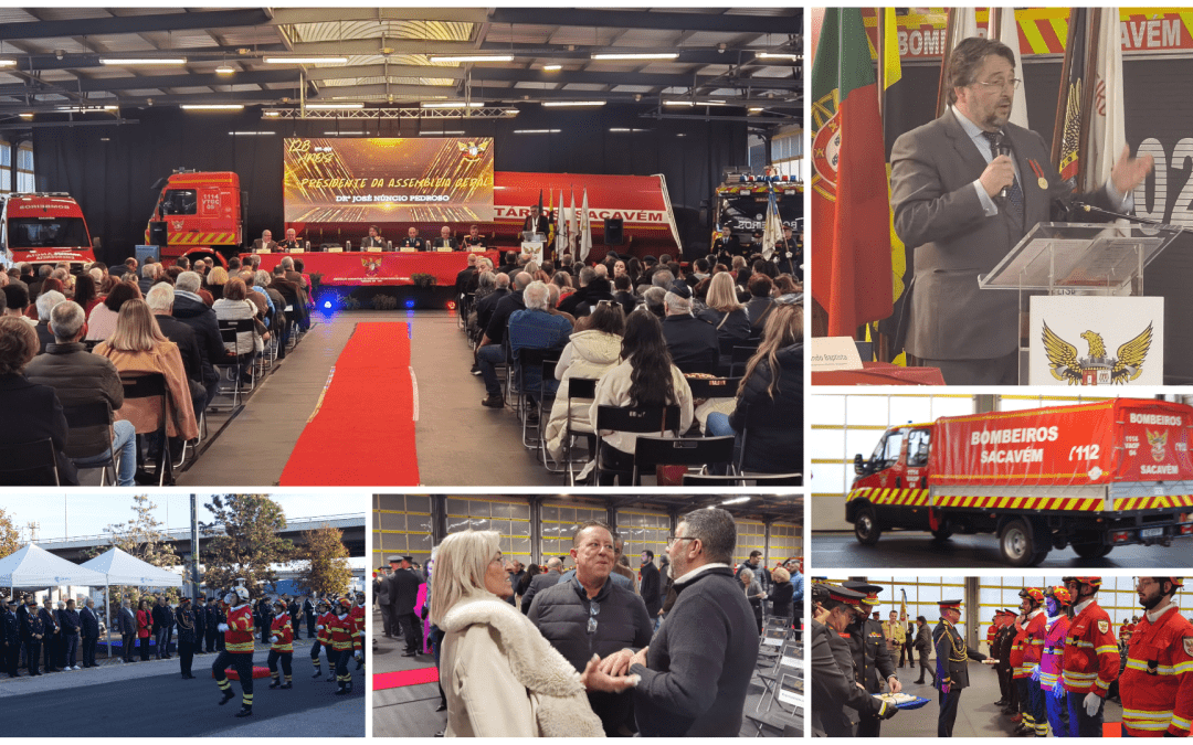 DECORREU | SESSÃO SOLENE DO 128º ANIVERSÁRIO DA ASSOCIAÇÃO HUMANITÁRIA DOS BOMBEIROS VOLUNTÁRIOS DE SACAVÉM