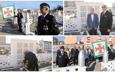 DECORREU | ROMAGEM DE SAUDADE AO TALHÃO DOS COMBATENTES | CEMITÉRIO DE SACAVÉM