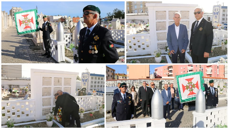 DECORREU | ROMAGEM DE SAUDADE AO TALHÃO DOS COMBATENTES | CEMITÉRIO DE SACAVÉM