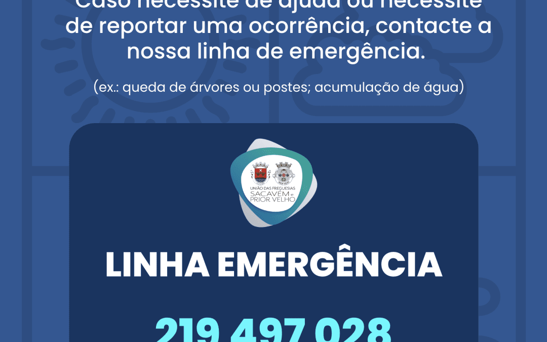 DEPRESSÃO CLÁUDIA | AVISO METEOROLÓGICO | LARANJA – AMARELO | LINHA DE EMERGÊNCIA – 219 497 028