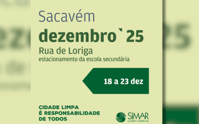 DIVULGAÇÃO | SIMAR | ECOCENTRO MÓVEL | 18 A 23 DEZEMBRO | SACAVÉM