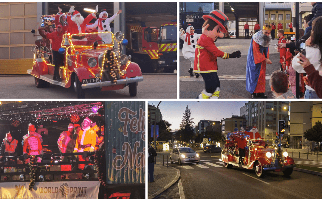 DECORREU | DESFILE DE NATAL | BOMBEIROS VOLUNTÁRIOS DE SACAVÉM