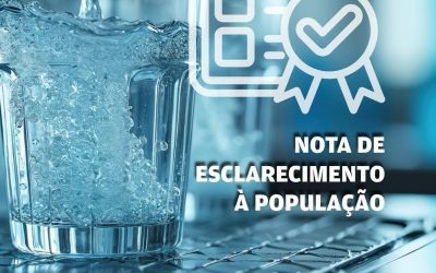 INFORMAÇÃO | SIMAR | NOTA DE ESCLARECIMENTO À POPULAÇÃO | QUALIDADE DA ÁGUA NOS CONCELHOS DE LOURES E ODIVELAS