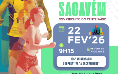 INSCRIÇÕES | XXXVIII MILHA URBANA DA CIDADE DE SACAVÉM | 22 DE FEVEREIRO 2026 | INSCRIÇÕES ABERTAS