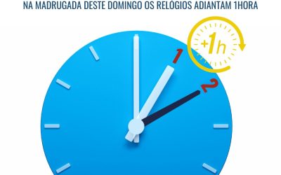MUDANÇA DE HORA | MADRUGADA DE 29 DE MARÇO | HORA DE VERÃO