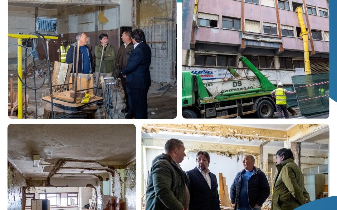 DECORREU | VISITA À OBRA DE REQUALIFICAÇÃO DO EXTERNATO SÃO JOSÉ | SACAVÉM