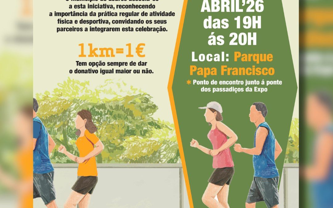 DIVULGAÇÃO | CAMINHADA SOLIDÁRIA | 8 DE ABRIL | 19H00 | PARQUE PAPA FRANCISCO