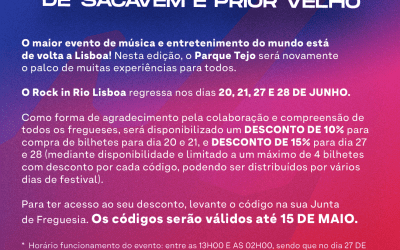 DIVULGAÇÃO | ROCK IN RIO LISBOA 2026 | AQUISIÇÃO DE BILHETES COM DESCONTO