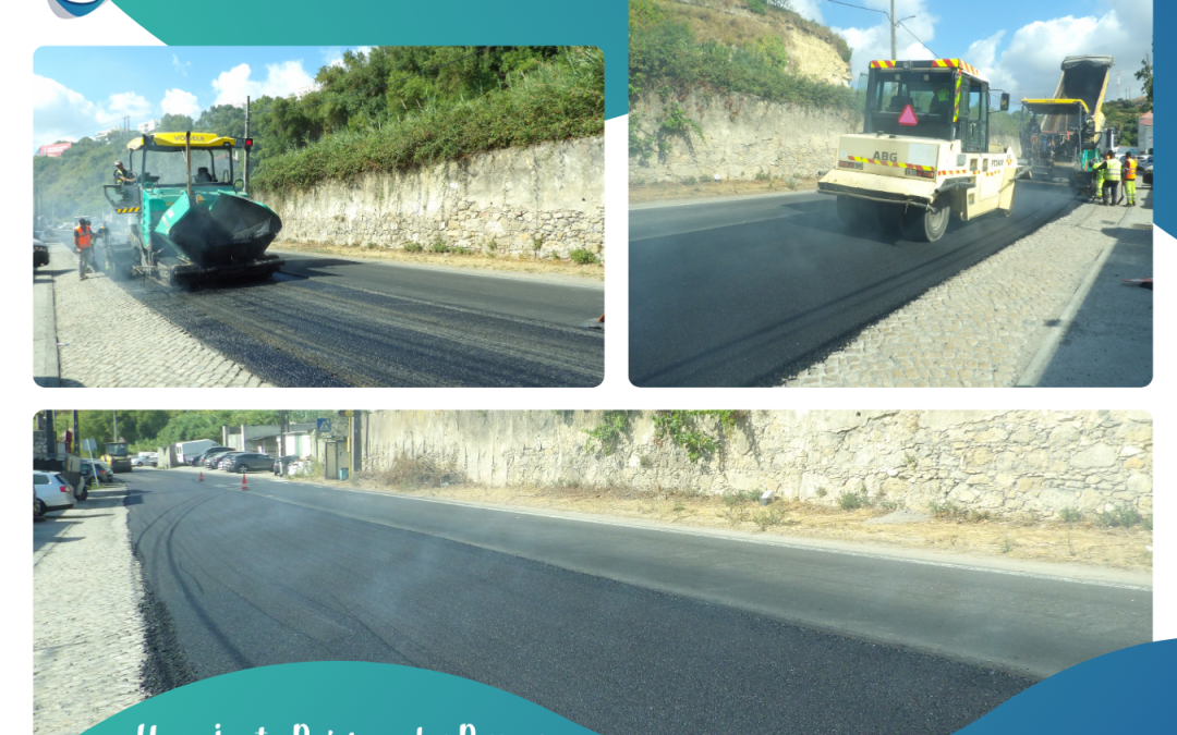A DECORRER | OBRAS DE REPAVIMENTAÇÃO | RUA MIGUEL BOMBARDA | SACAVÉM