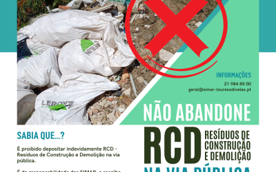 RCD Sensibilizacao INFORMAÇÃO | RCD – RESÍDUOS DE CONSTRUÇÃO E DEMOLIÇÃO | SIMAR
