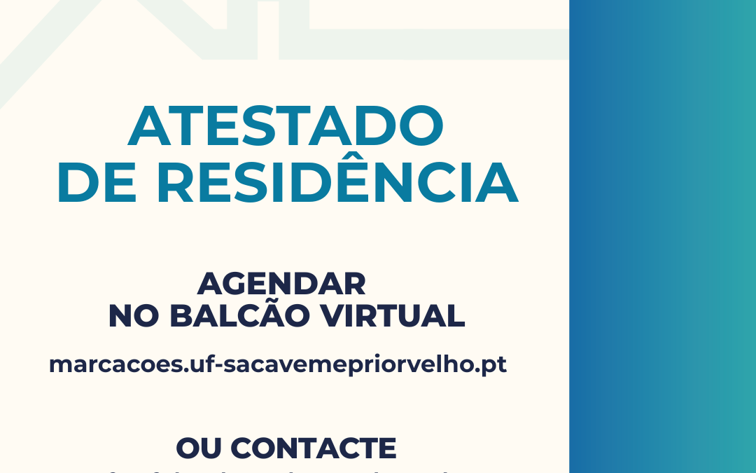 INFORMAÇÃO | ATESTADOS DE RESIDÊNCIA | AGENDAMENTO