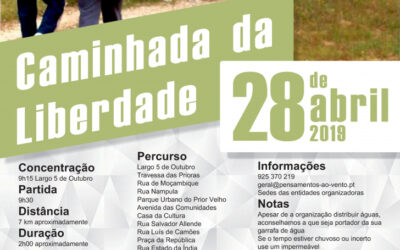 CAMINHADA DA LIBERDADE – 28 abril 2019