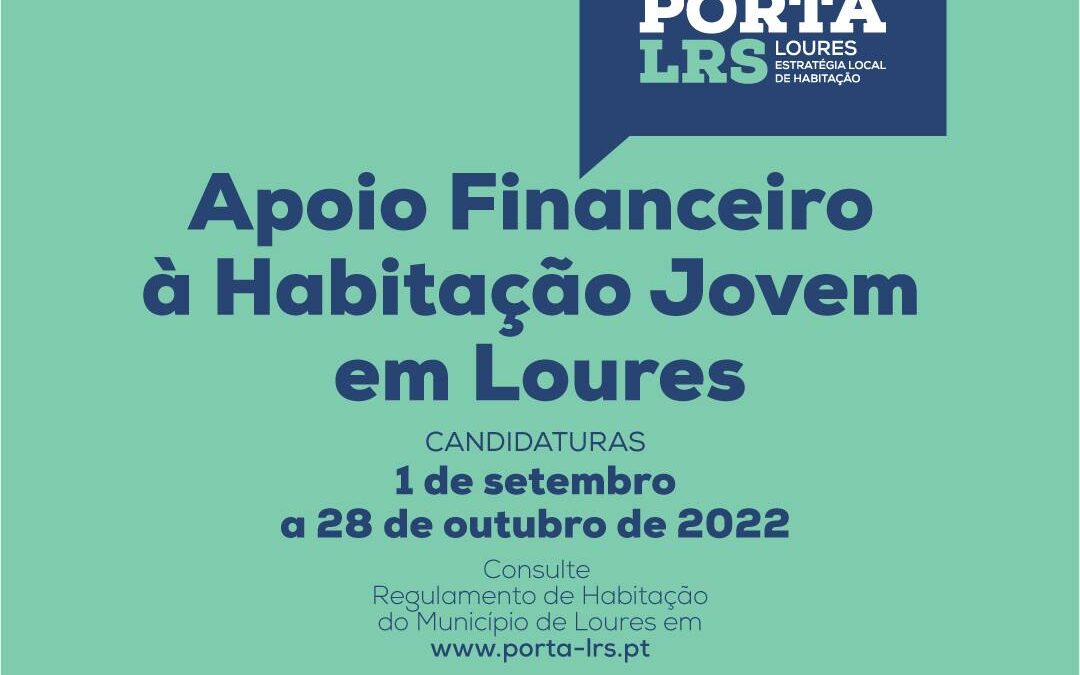 APOIO FINANCEIRO À HABITAÇÃO JOVEM EM LOURES