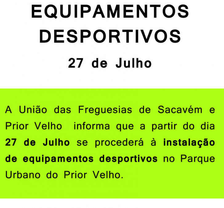 Equipamentos Desportivos – Prior Velho