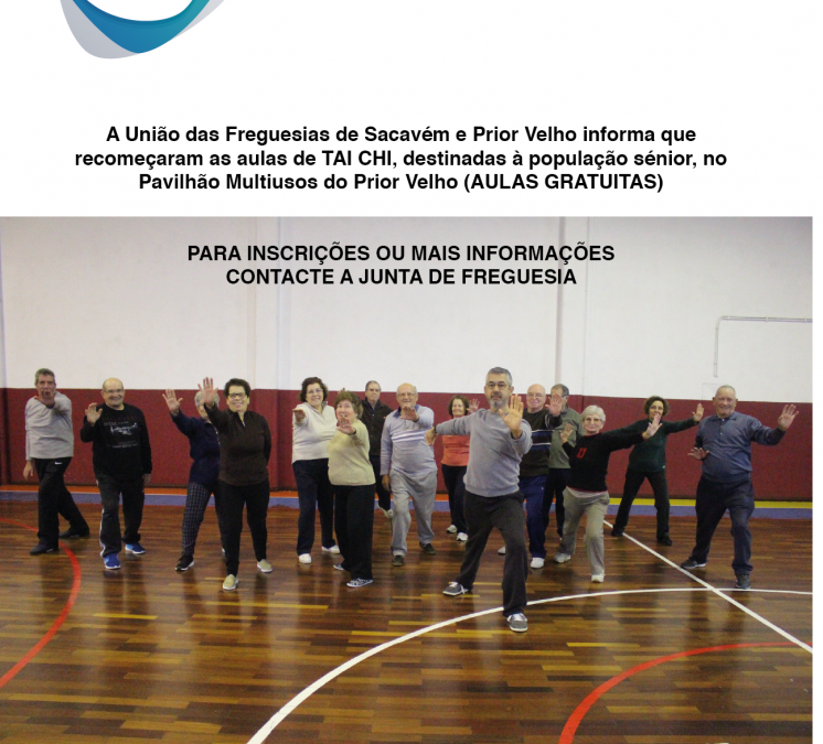 RECOMEÇARAM AS AULAS DE TAI CHI