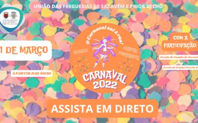 DESFILE ITINERANTE DE CARNAVAL | 1 DE MARÇO| PRIOR VELHO 9h30 | SACAVÉM 14H30