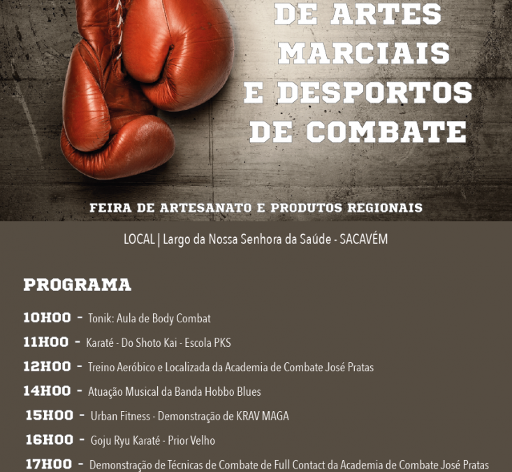 1º ENCONTRO DE ARTES MARCIAIS E DESPORTOS DE COMBATE – 2 fevereiro 2019