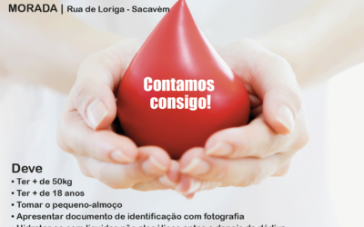 DIVULGAÇÃO | RECOLHA DE SANGUE | 2 DE MARÇO DE 2024 | BOMBEIROS VOLUNTÁRIOS DE SACAVÉM