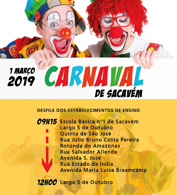 CARNAVAL DE SACAVÉM E PRIOR VELHO – 1 março 2019