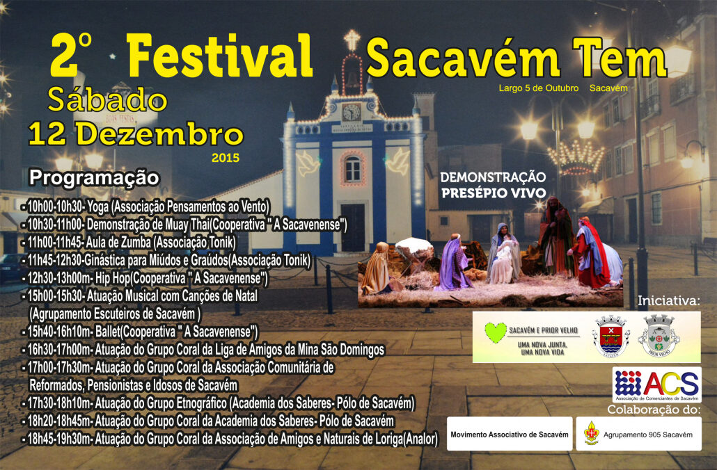 2º Festival Sacavém Tem – 12 Dezembro