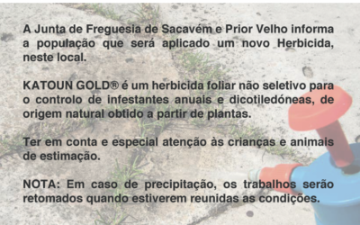 Aplicação de Herbicida KATOUN GOLD – 17 outubro 2020