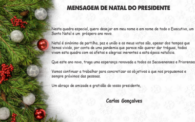 MENSAGEM DE NATAL DO PRESIDENTE