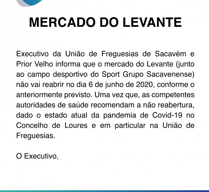 INFORMAÇÃO | MERCADO DO LEVANTE