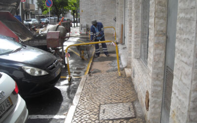 Obras na Rua de São Tomé