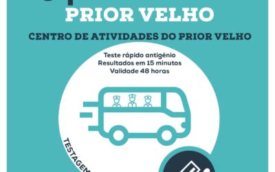 TESTAGEM ITINERANTE | PRÓXIMAS DATAS | PRIOR VELHO