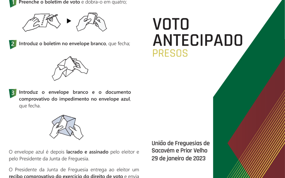 VOTO ANTECIPADO | REFERENDO 29 DE JANEIRO DE 2023