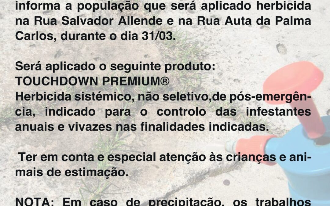 APLICAÇÃO DE HERBICIDA | 31 MARÇO 2023