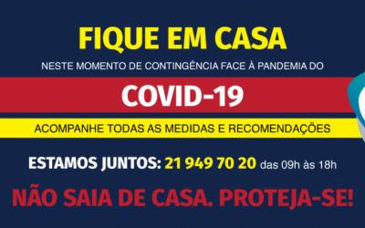 FIQUE EM CASA – Acompanhe todas as medidas e recomendações