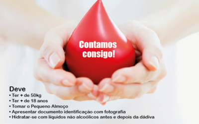 DÊ SANGUE – 12 janeiro 2019