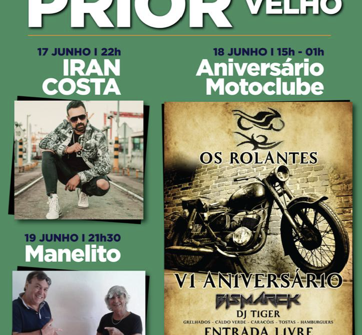 FESTAS PRIOR VELHO | 17 A 19 DE JUNHO 2022