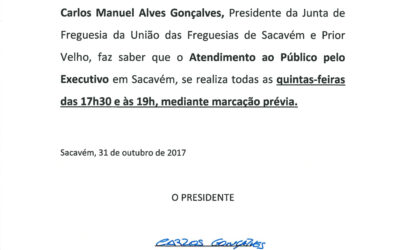 Atendimento à População – Sacavém