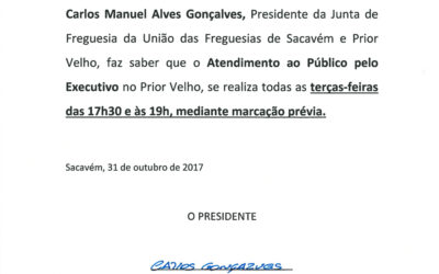 Atendimento à População – Prior Velho