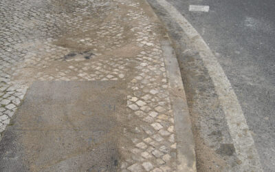 Reparação de passeio na rotunda da Seaside | Av. Severiano Falcão